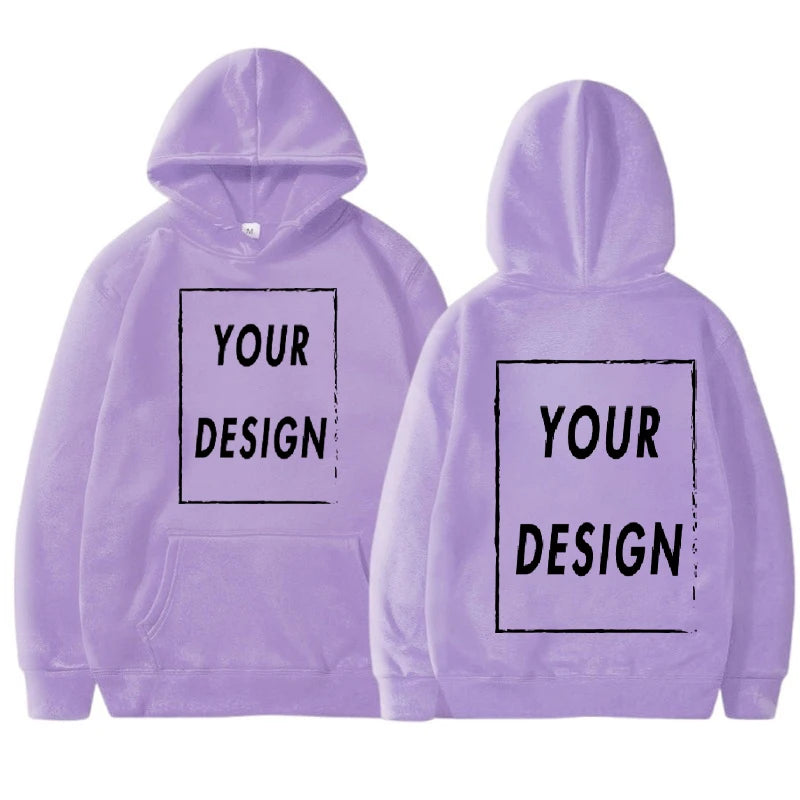 Customized Printed Men Women Hoodie Loose Casual Clothing Fashion Long Sleeve Hooded Pullover Personality Streetwear Sweatshirts